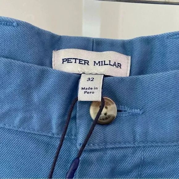 NWT Peter Millar Pilot Twill Short in Twilight Blue size 32 - Picture 6 of 8